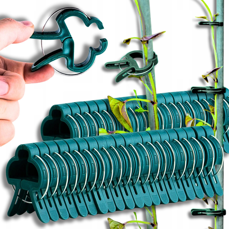 Large Clips Stem Holders For Tomato Bean Shoots 20 Clamps