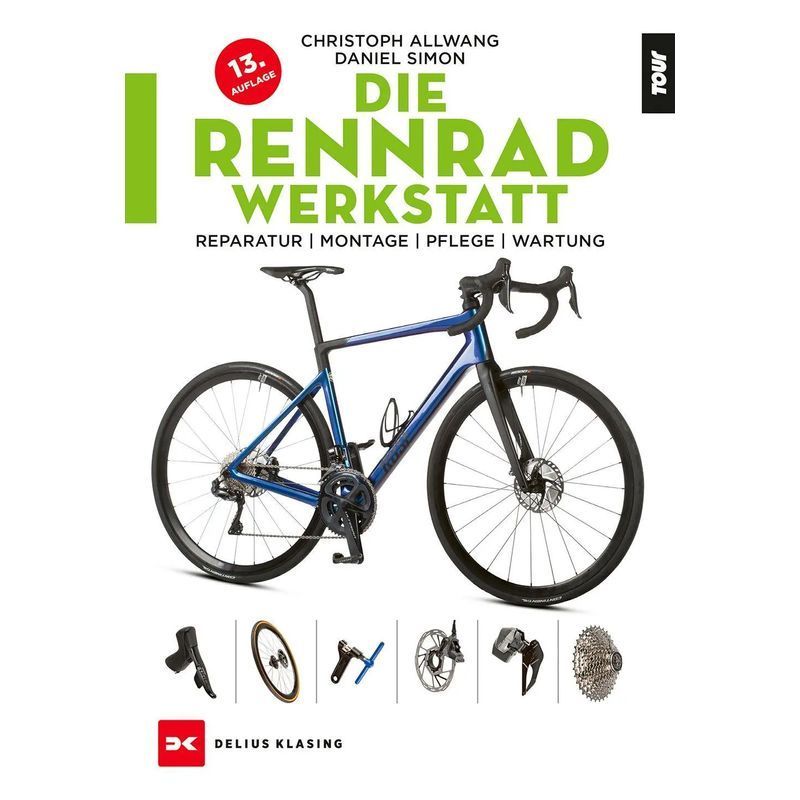 Image of The Racing Bike Workshop - Paperback - Repair Assembly Maintenance Care - Christoph Allwang (et Al.) - 168 Pages - German - 2021 - Delius Klasing - Ean 9783667121035