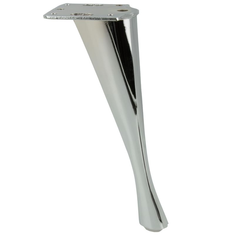 TEMU Perno per di mobile, argentato, altezza 23 cm �� inclinato, di design per divani, divani angolari e mobili imbottiti. Realizzato in metallo