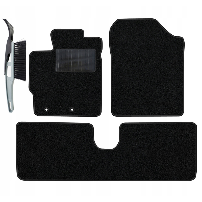 Velour Floor Mats Complete Set For Yaris Iii 2011-2019