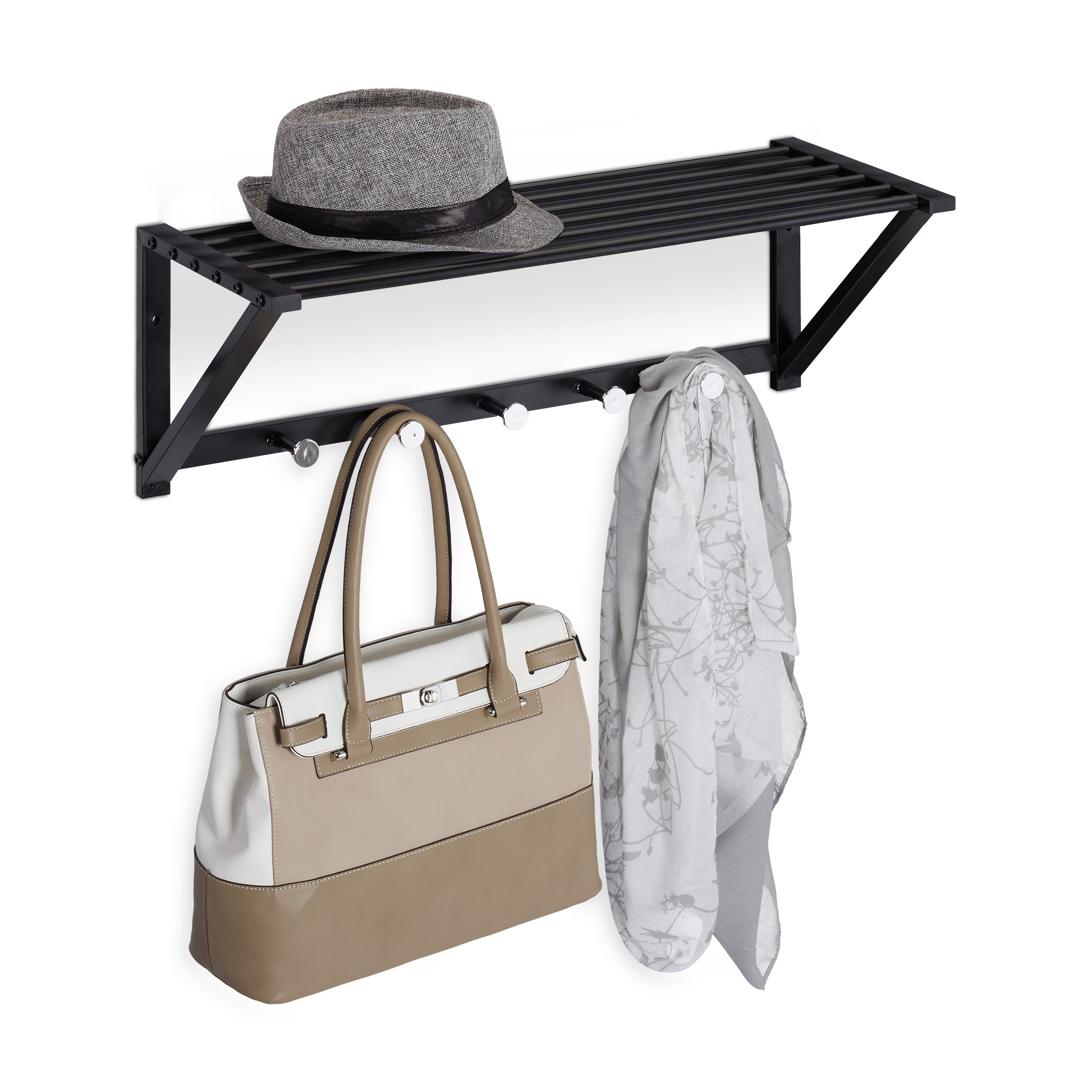 Image of Wardrobe In Black - (w)65 X (h)23 X (d)25 Cm