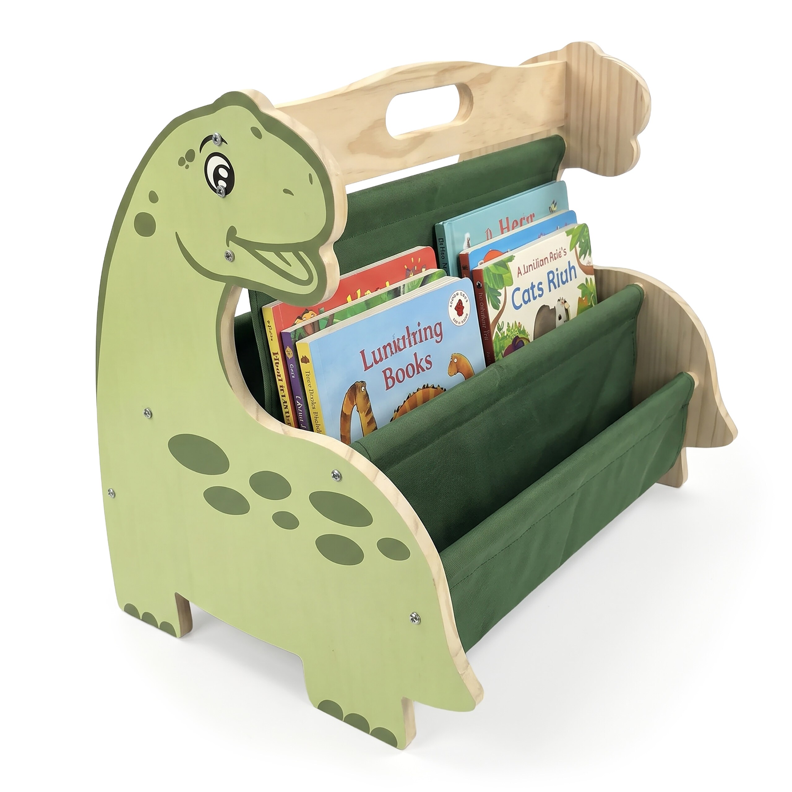 Image of Children's "dino" Bookshelf / Natural - (w)44 X (h)34 X (d)31 Cm