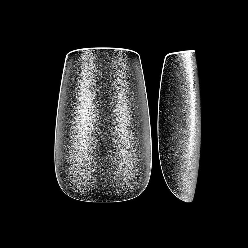 Soft Gel Nail Tips 510 Capsules American Full-mat Transparent 15 Sizes - Short Coffin