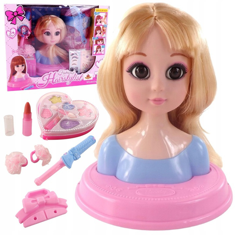 TEMU Doll's Head For Makeup Brushes