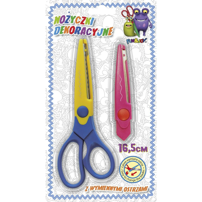 Image of Decorative Scissors With Interchangeable , 16.5 Cm