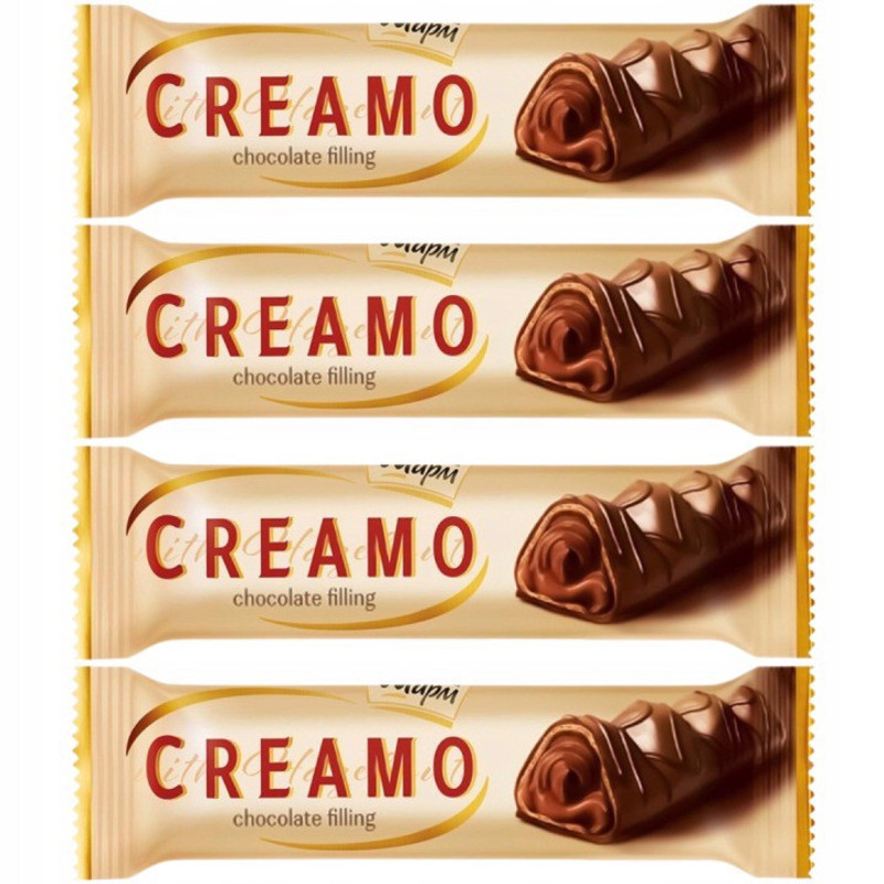 Abk Creamo Wafers With Hazelnut Filling 25 G X 4 Pieces