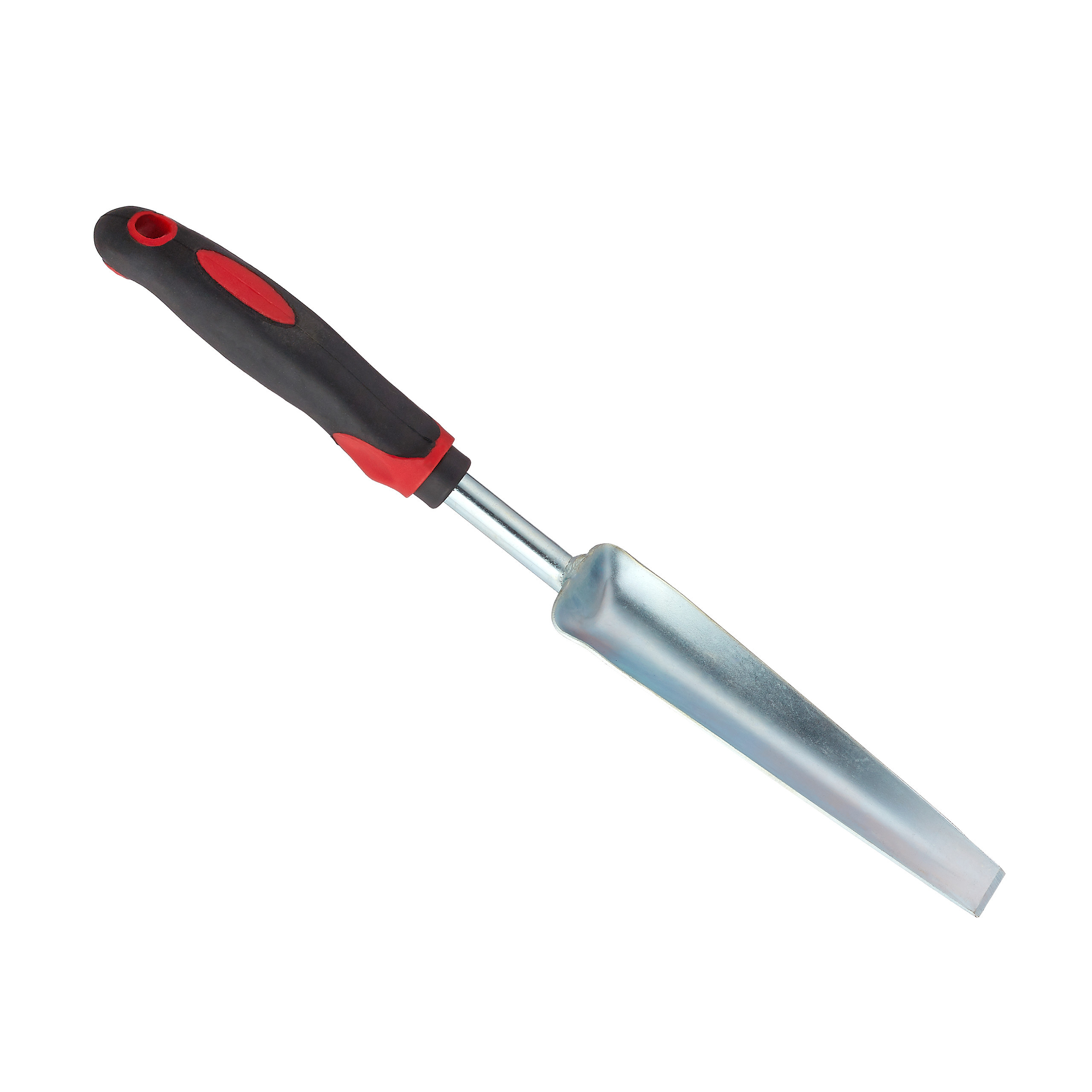 Relaxdays Set Of 10 Weed Cutters, Plant Cutters For Effective Weed Removal, Ergonomic Handle, L: Cm, Black/red