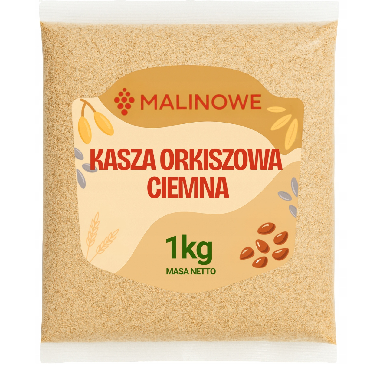 Oat Grits 1 Kg Dark Fine Semolina Grits
