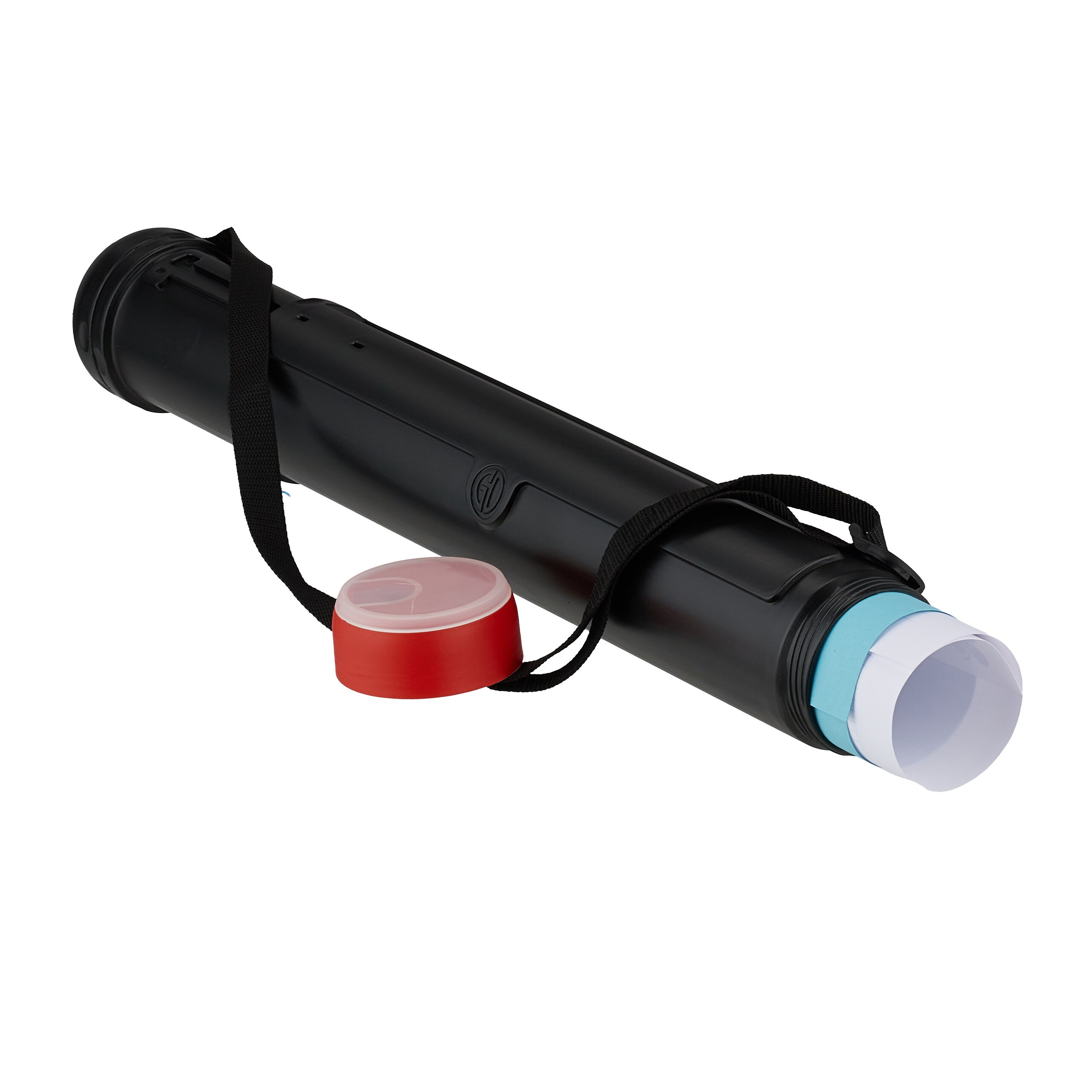 Rear Roller In Black/red - (h)50-108 X Ø 8.5 Cm