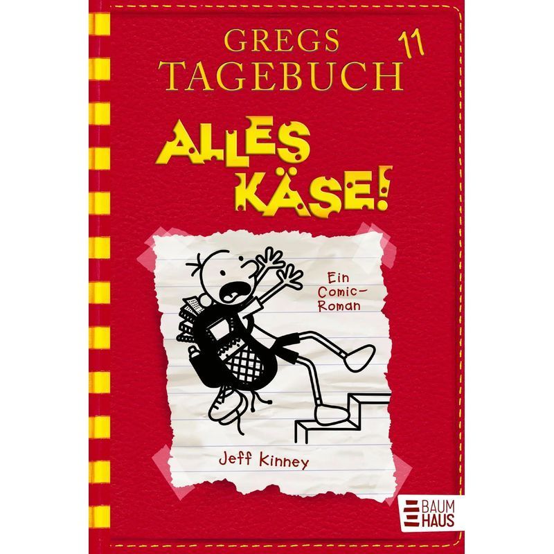 Image of Greg's Diary 11 All Cheese - Book - Jeff Kinney - Greg's Diary - 218 Pages - German - 2016 - Baumhaus Publishing House Gmbh - Ean 9783833936524