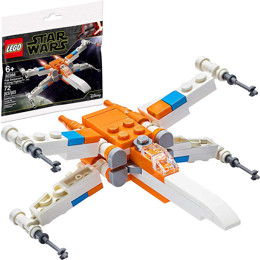 Lego Star Wars Caza de Poe 30386: retailer-supplied image