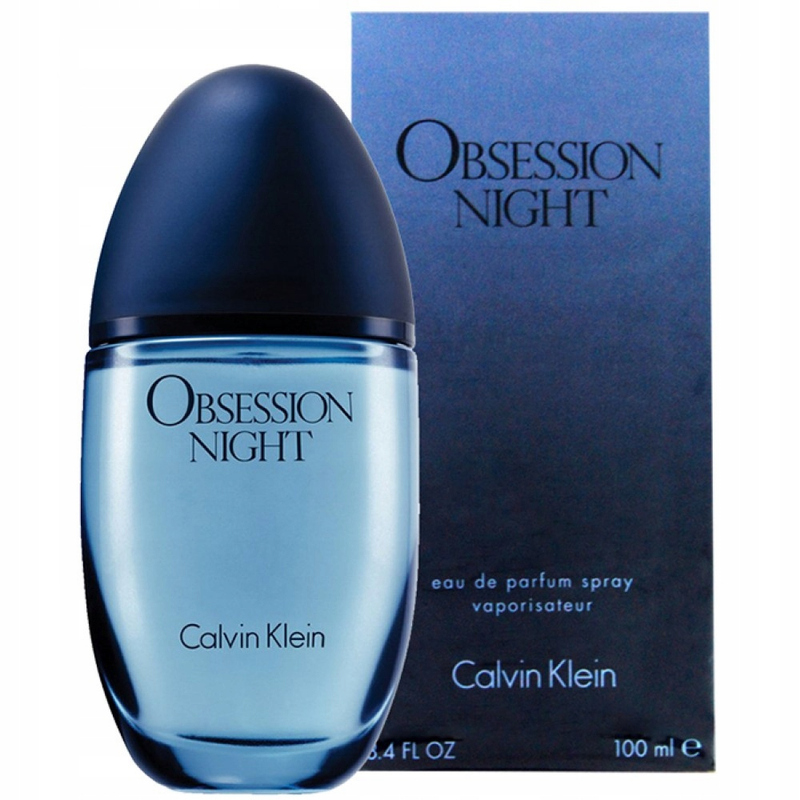 Image of Calvin Klein Night Perfumed Water 100 Ml Women's Edp Oriental-floral White Flowers Jasmine Of The Valley Vanilla Amber Sandalwood Cashmere Wood