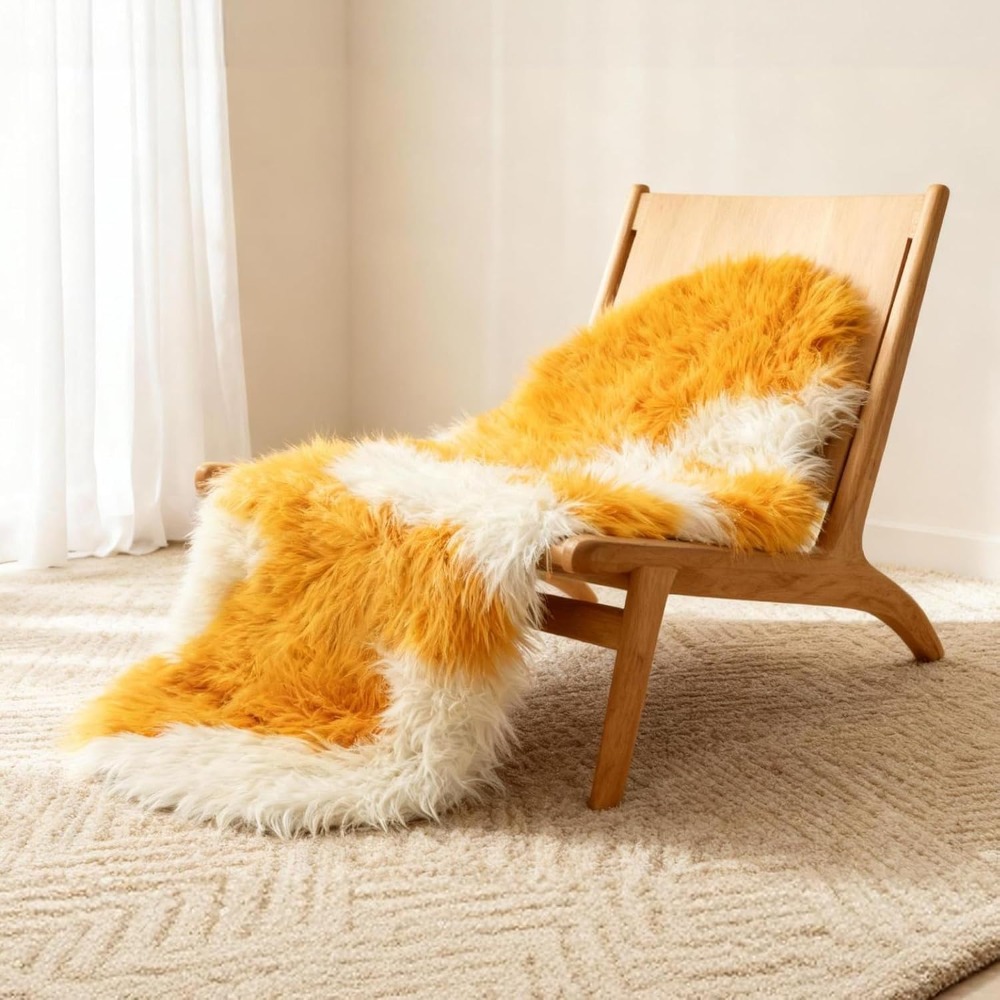 TEMU Soft Plush Runner Rug 60 X 180 Cm, Long Pile Shaggy Rug For Bedroom And Living Room, Machine Washable With Non Slip Backing