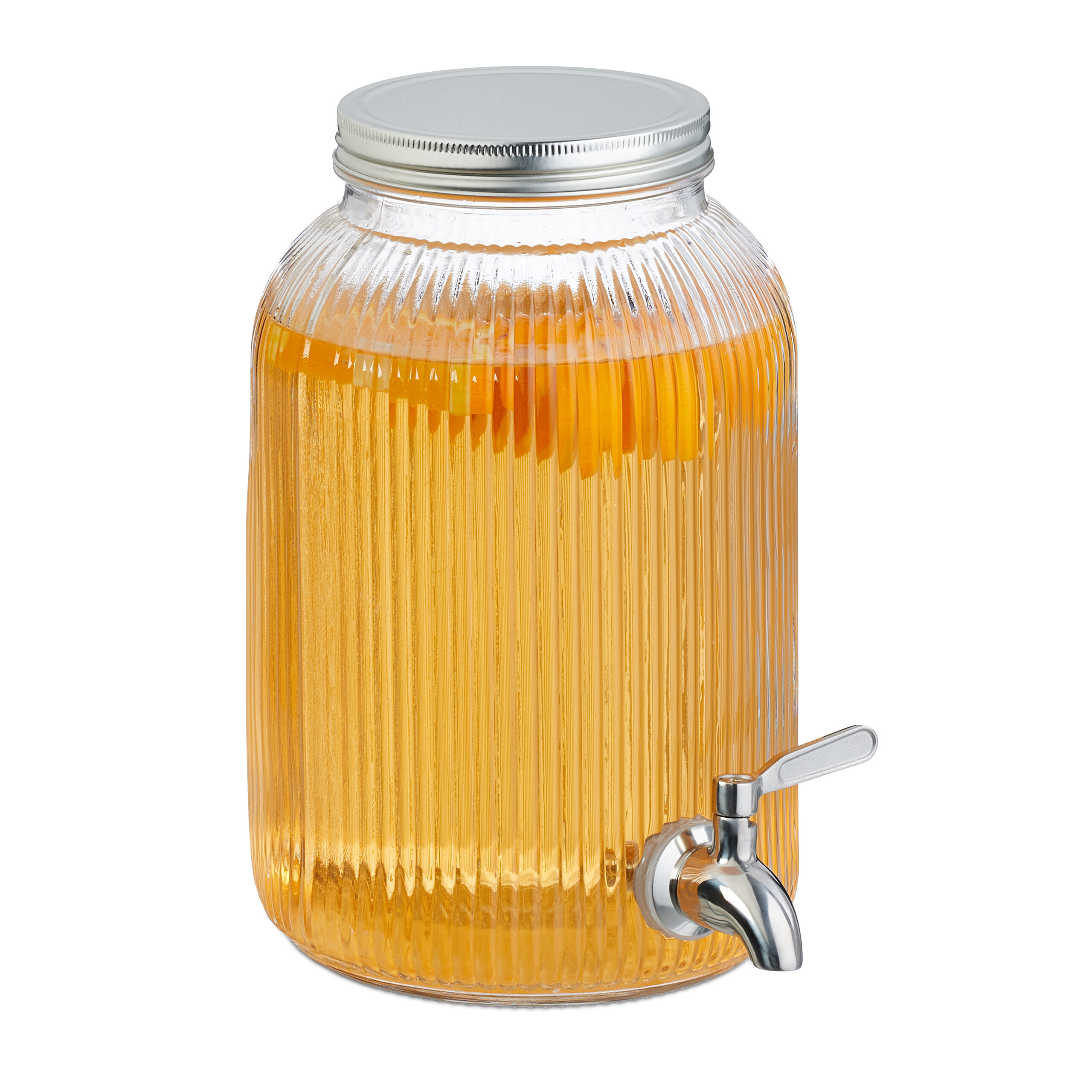 Beverage Dispenser In Transparent - 4l