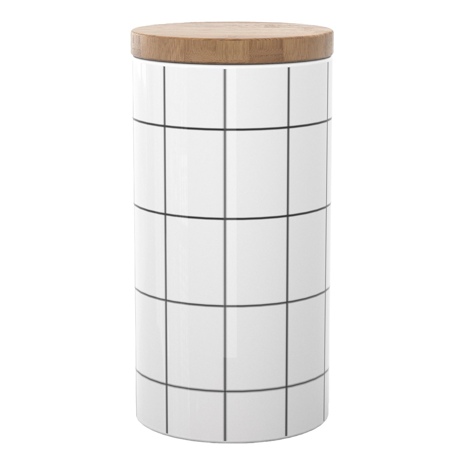 Image of Ceramic Storage Container With Airtight Lid, Dishwasher-safe Canister For Tea, Coffee, Sugar, Cereal, And Pasta