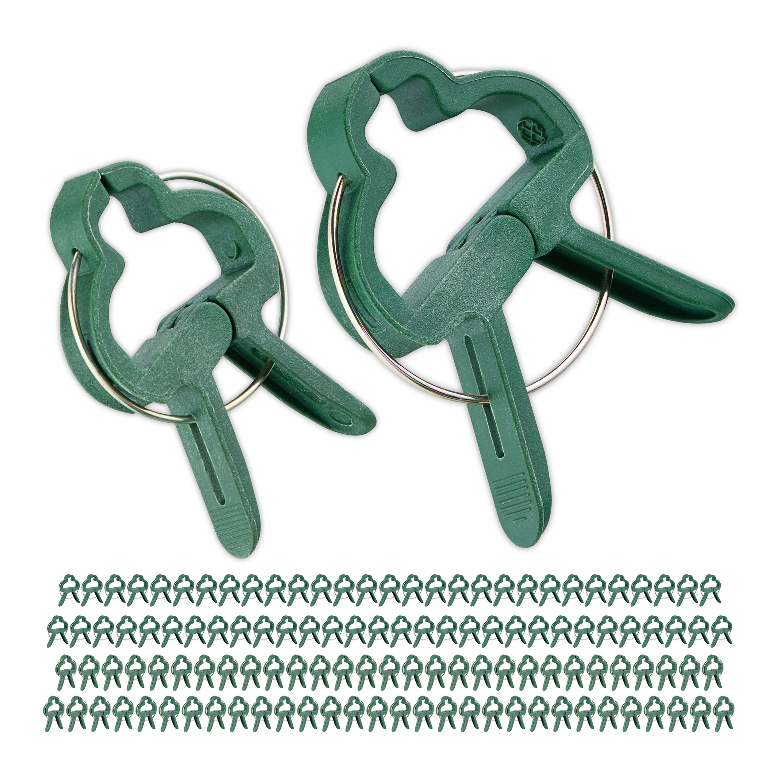 E-shop 120 x Pflanzenclips in Grün
