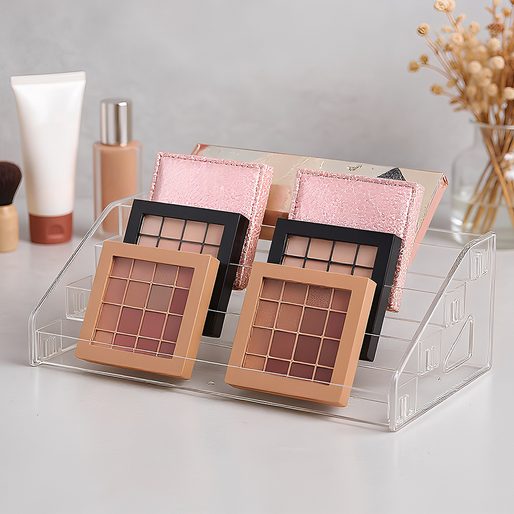 Plastic Multi-Layer Cosmetic Display Makeup Stand Rack