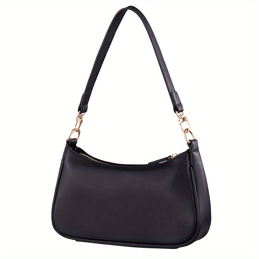 TEMU Retro Shoulder Tote Clutch Handbag, Shoulder Bag With Zipper Closure For Women