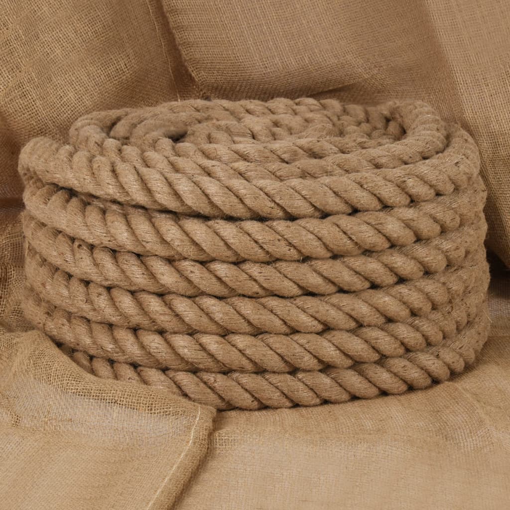 vidaXL Corde Cordon Fibre Corde de Chanvre Cordage Expédition 100 % Jute