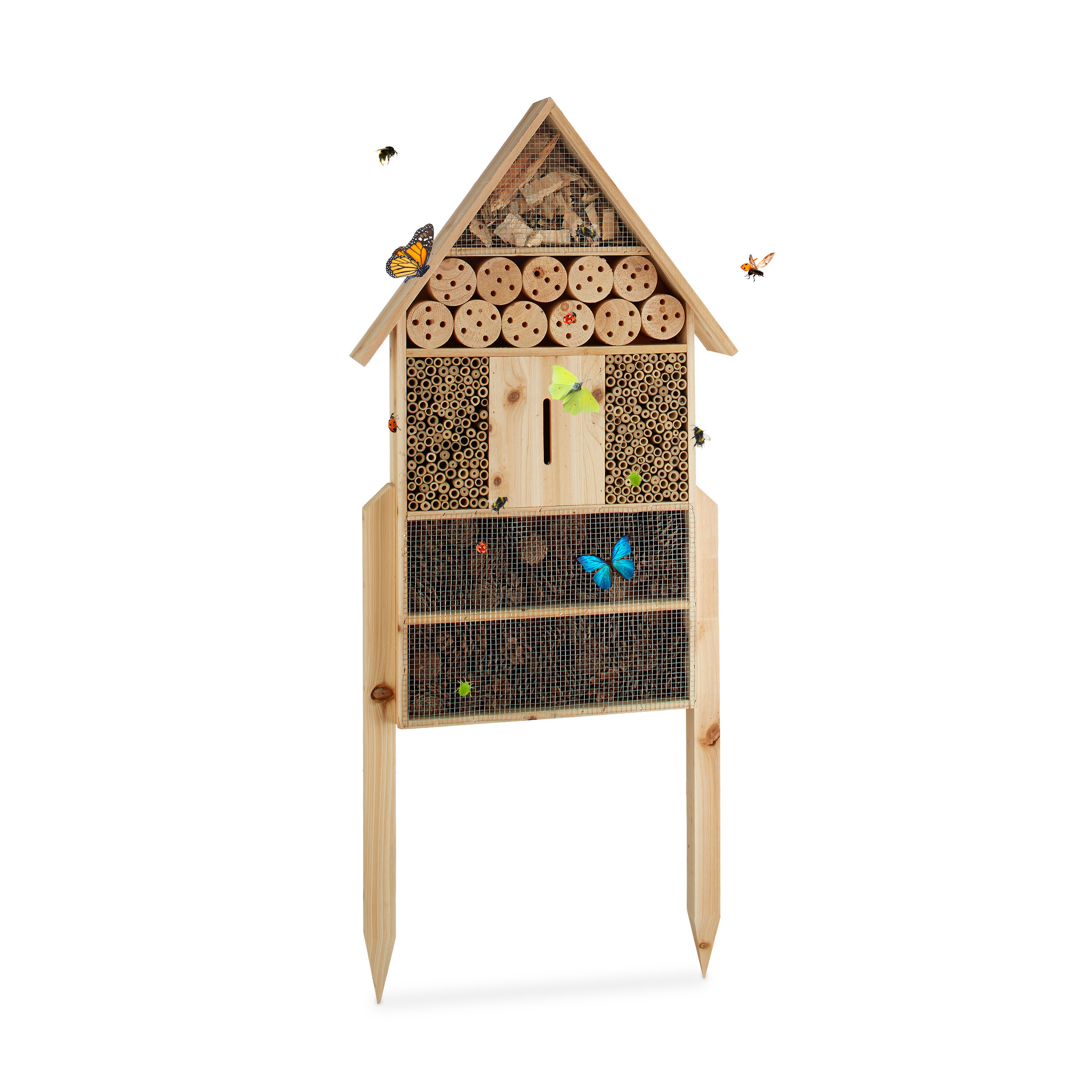 Insect Hotel - (w)49 X (h)79 X (d)12 Cm
