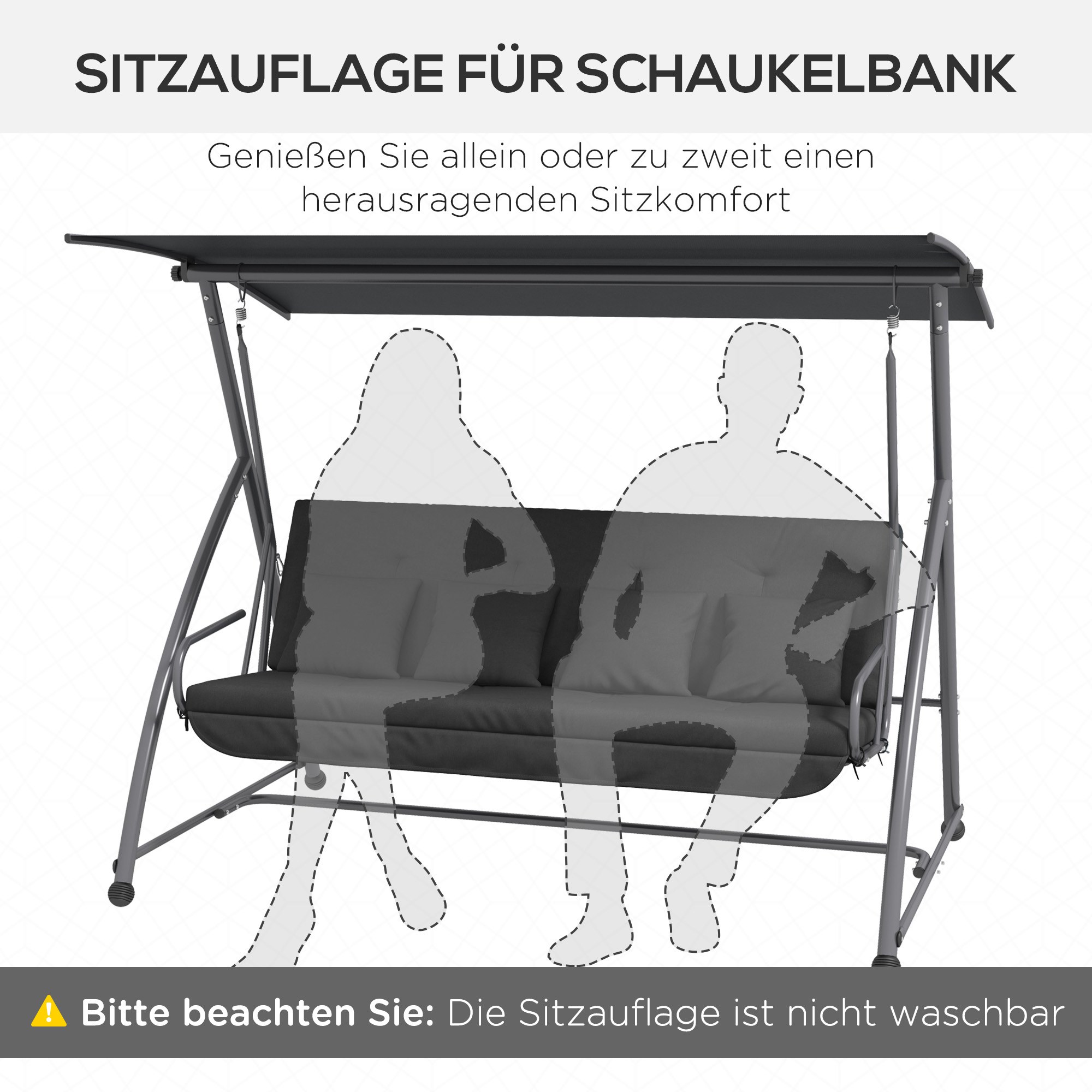 Sitzauflage Für Gartenbank | 2 TLG Kissenset Fuer Schaukel Hollywoodschaukel Madagaskar