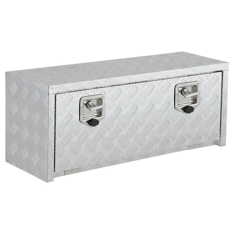 30 Inch Underbody Truck Tool Box Aluminum For Pickup Rv Toolbox Truck Bed Toolboxes Heavy Duty Waterproof Trailer Tool Box With Lock (, 36 X 14 X 16)