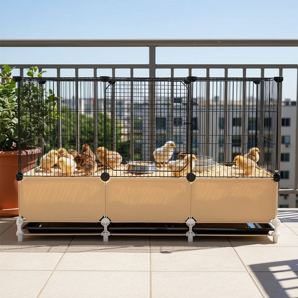 DIY Metal Chicken Cage Coop for Rabbits and Poultry
