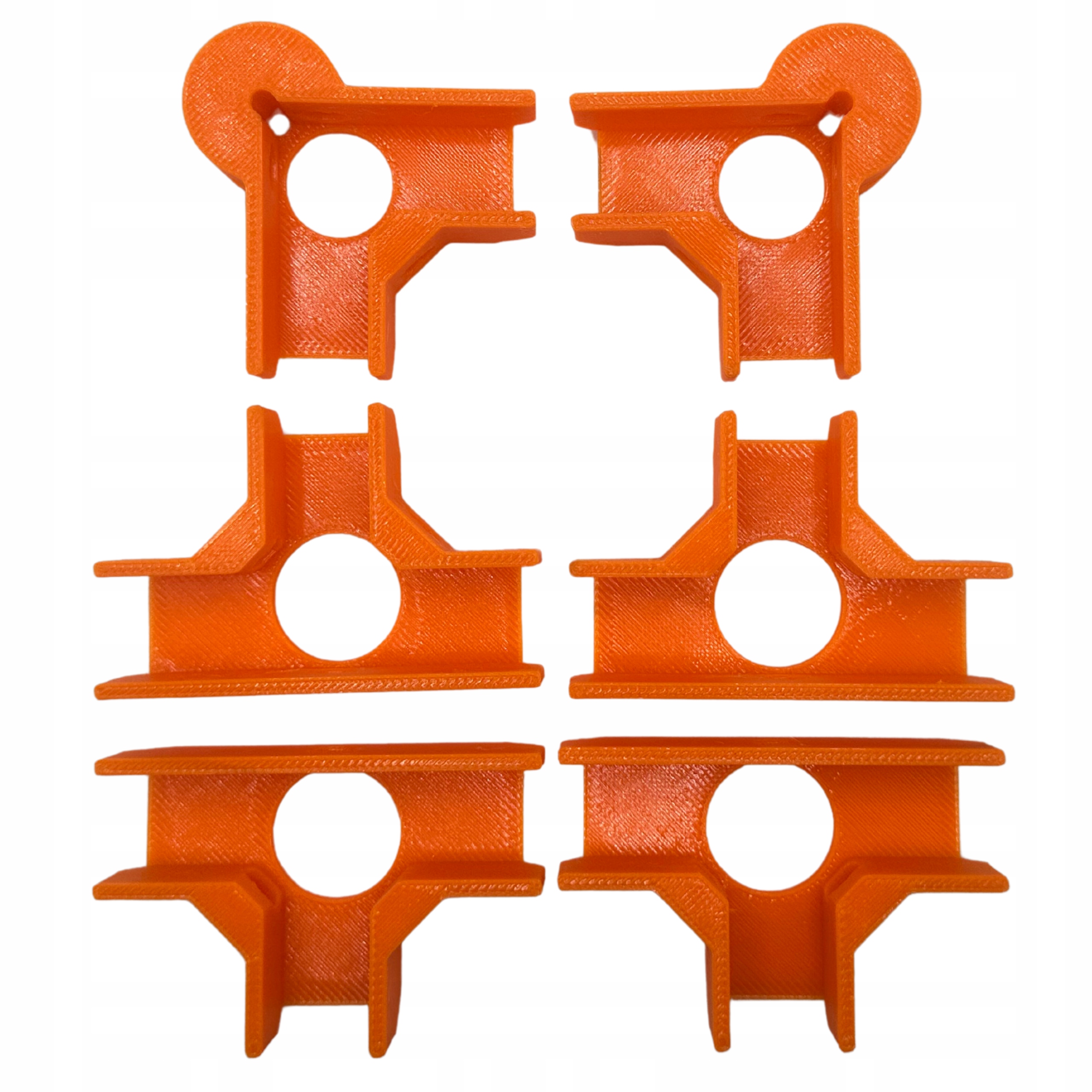 Image of Set Of 18 Mm Woodworking Clamps - Third Hand For Furniture Assembly, Corner Clamps And Triangles For 90° Body Mounting, Workshop And Home, 6pcs.