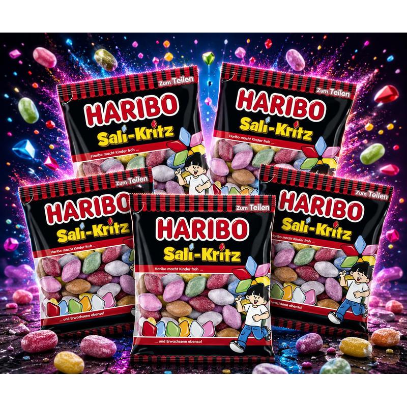 Image of Haribo Sali-kritz 5 X 160g