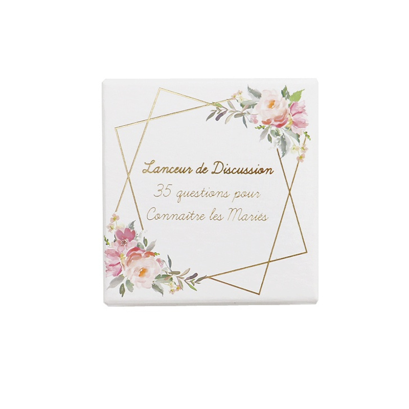 TEMU Jeu 35 Questions Animation Mariage et Or