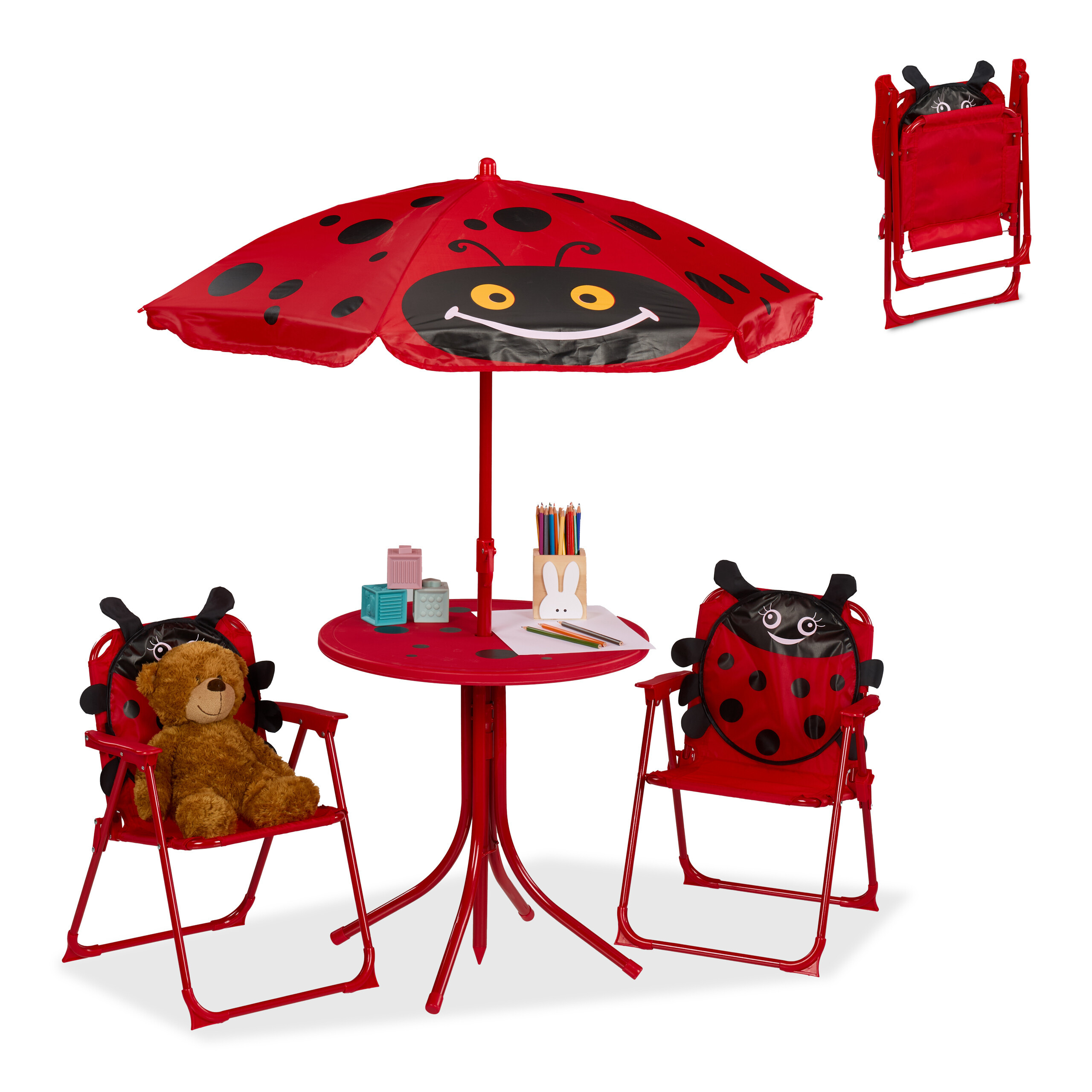 Camping Children' "marienkäfer" In Red