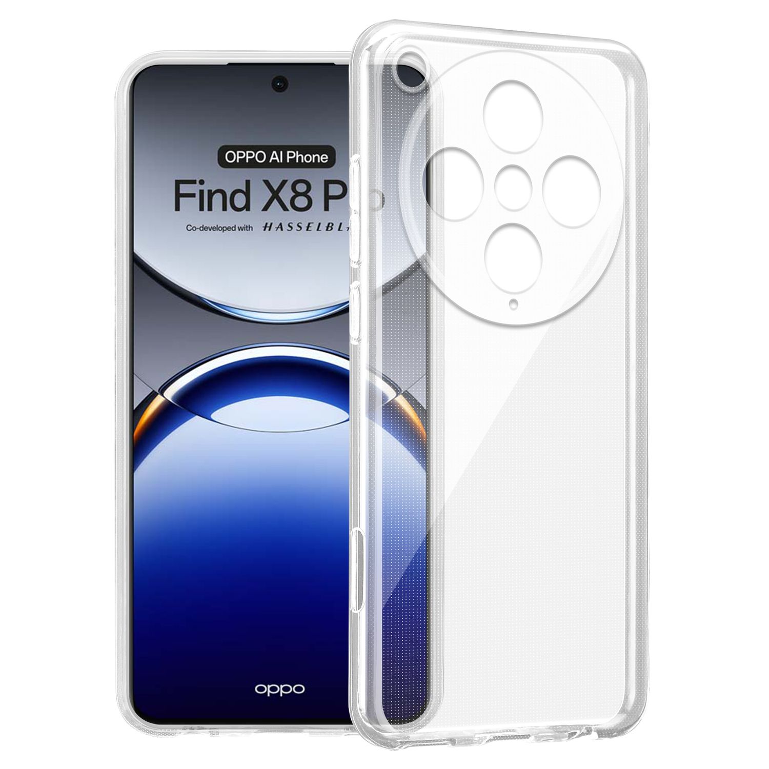 Case Compatible With Oppo Find X8 Pro 5g Protective Case Made Of Flexible Tpu Silicone Back Case Cover Case Transparent Phone Case