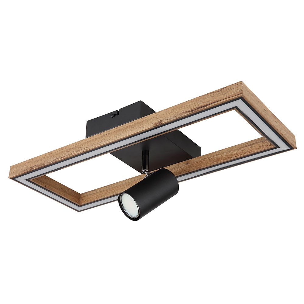 Ceiling Light Ceiling Lamp Room Light Black Adjustable L 50 Cm