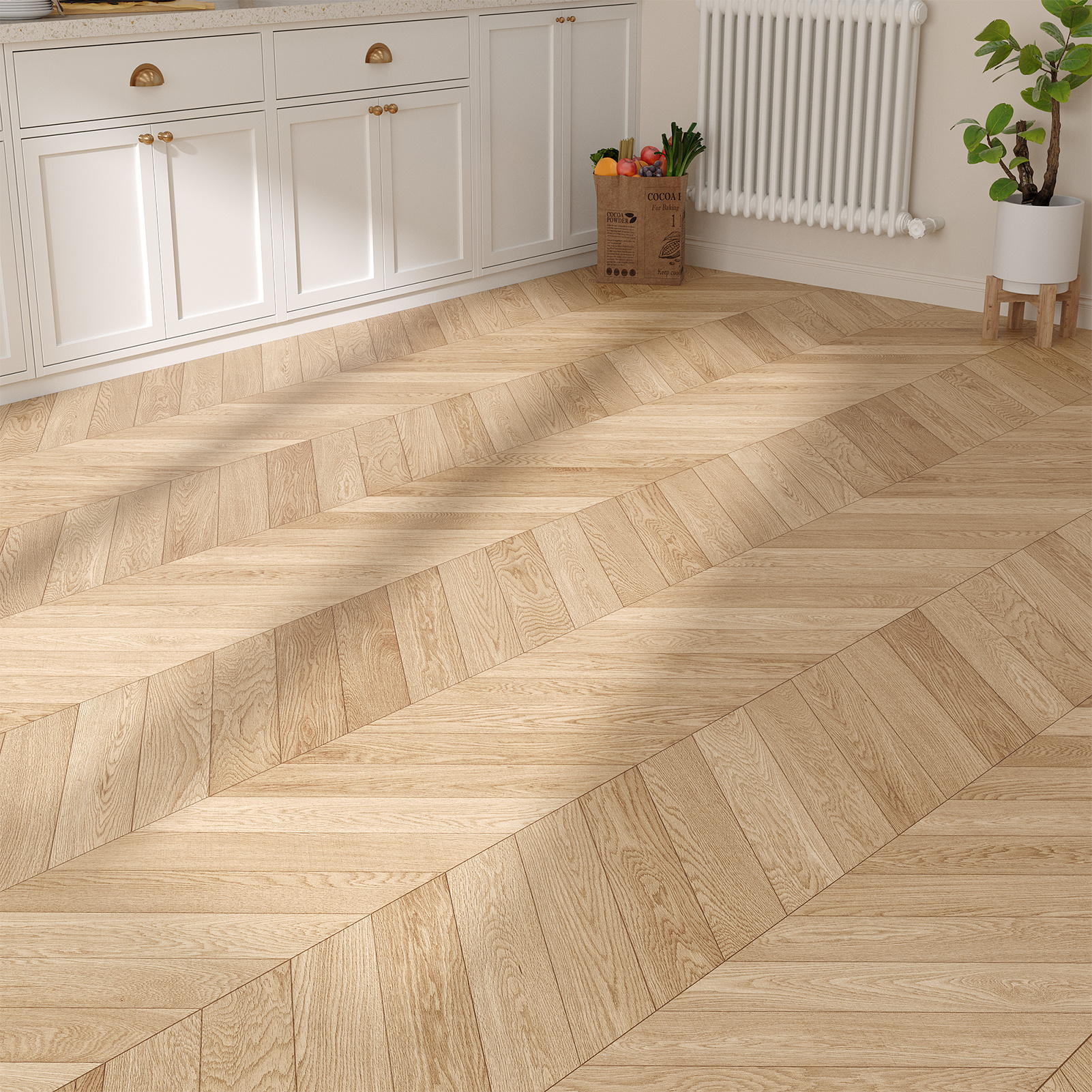 TEMU Self-adhesive Wood Effect Vinyl Floor Tiles, 1 Roll/60*300cm Peel And Stick Floor Planks For Kitchen & Bathroom, Realistic Wood Grain Design, ,