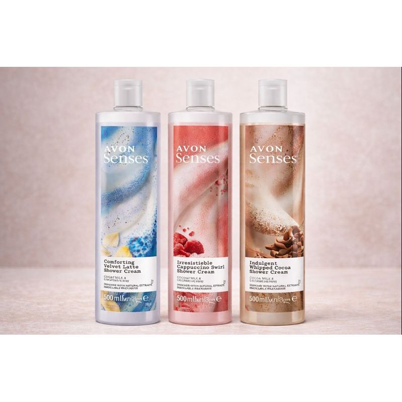 E-shop AVON SET VON 3 CREAMIGEN BADFLÜSSIGKEITEN 500 ML