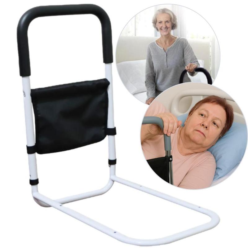 Image of Bed Rails For The Elderly – Adjustable Safety Rails With Support Handle For Seniors, Preventing Falls, Auxiliary Bed Rail For Hospital, Home Care, Patient Safety, Rail