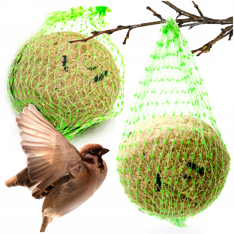 TEMU Wild Bird Fat Ball, Winter Bird Food, Seed And Grain Mix, 1 Piece, 90g