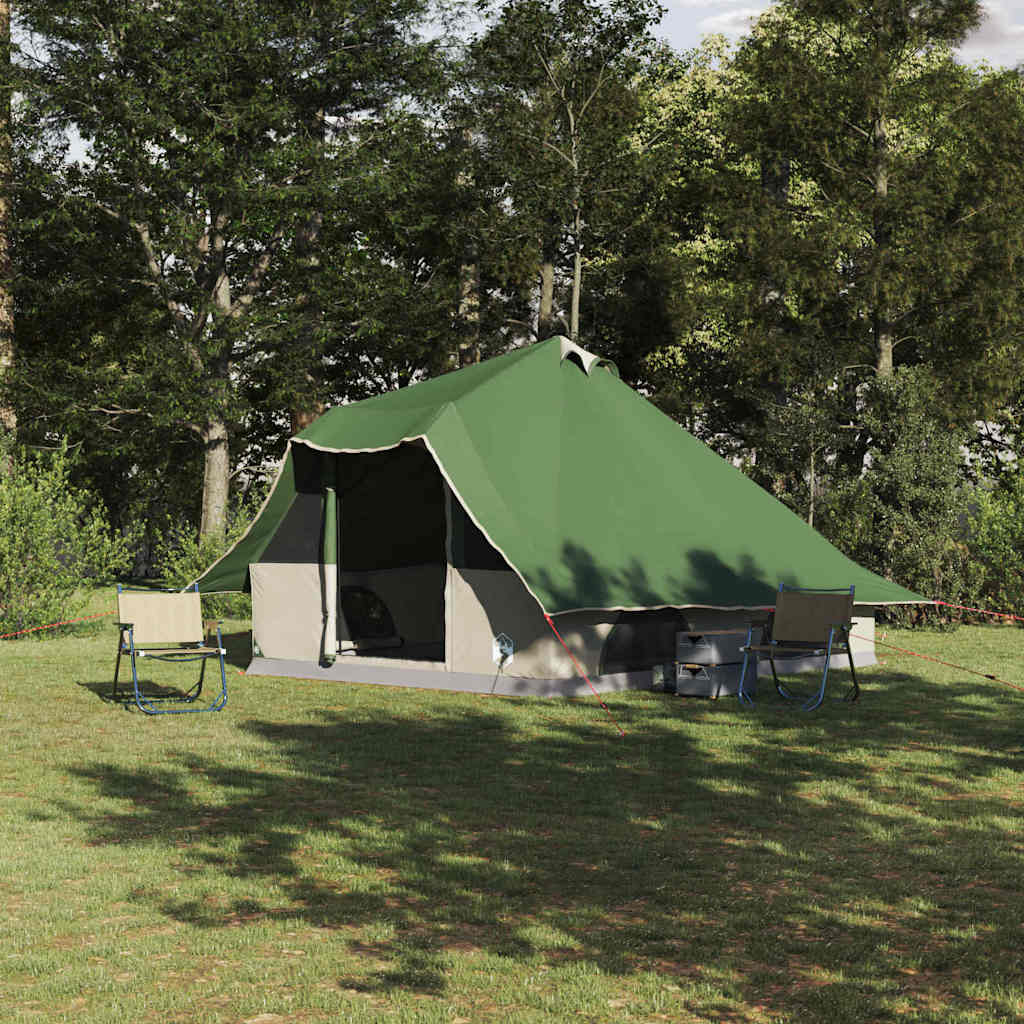 Image of Vidaxl With Storage, 358 X 296 X 258 Cm , For Garden And Terrace, Modern Camping Tent, Tipi, Spacious Weatherproof Shelter, Portable
