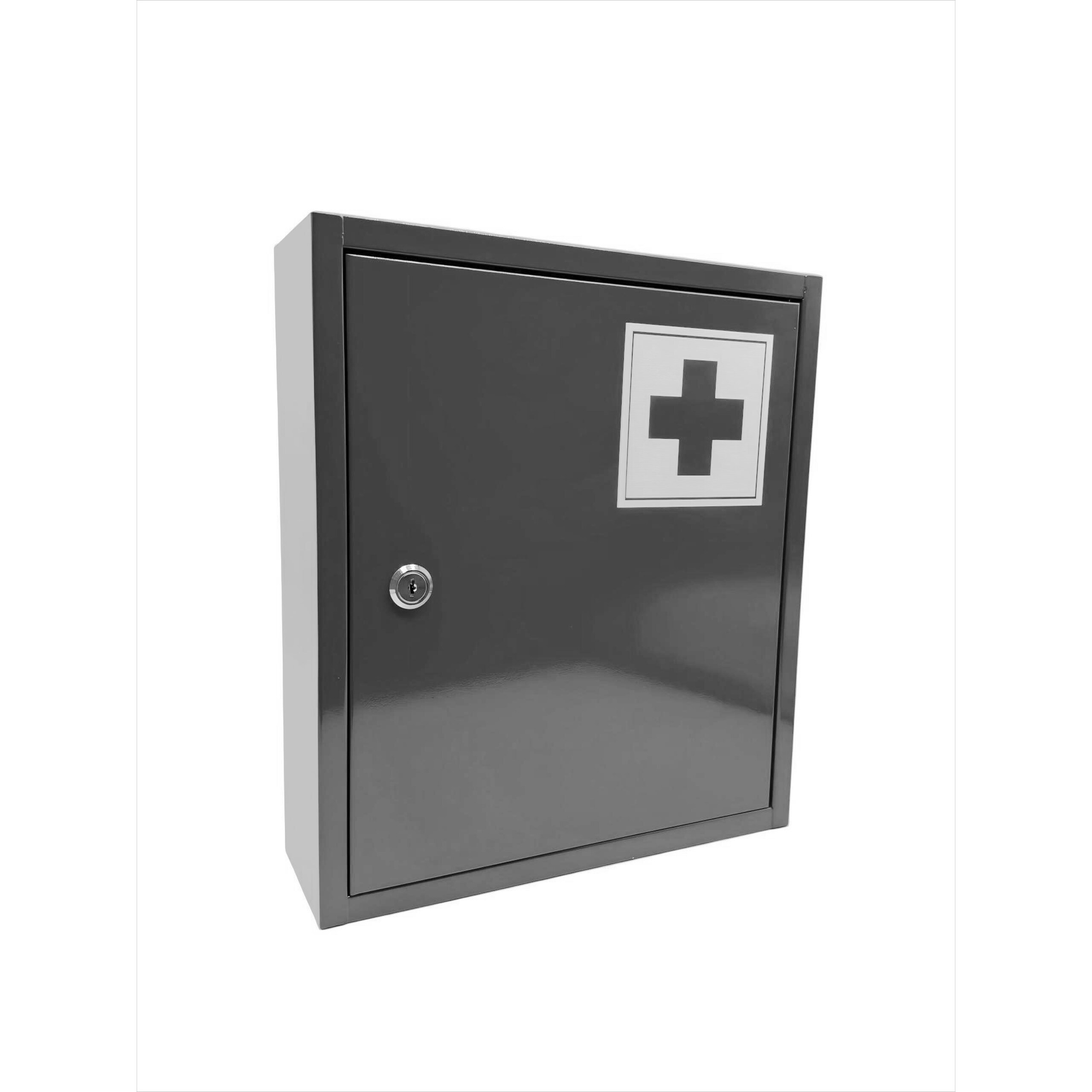Medical Cabinet In Gray - (w)31 X (h)36 X (d)10 Cm