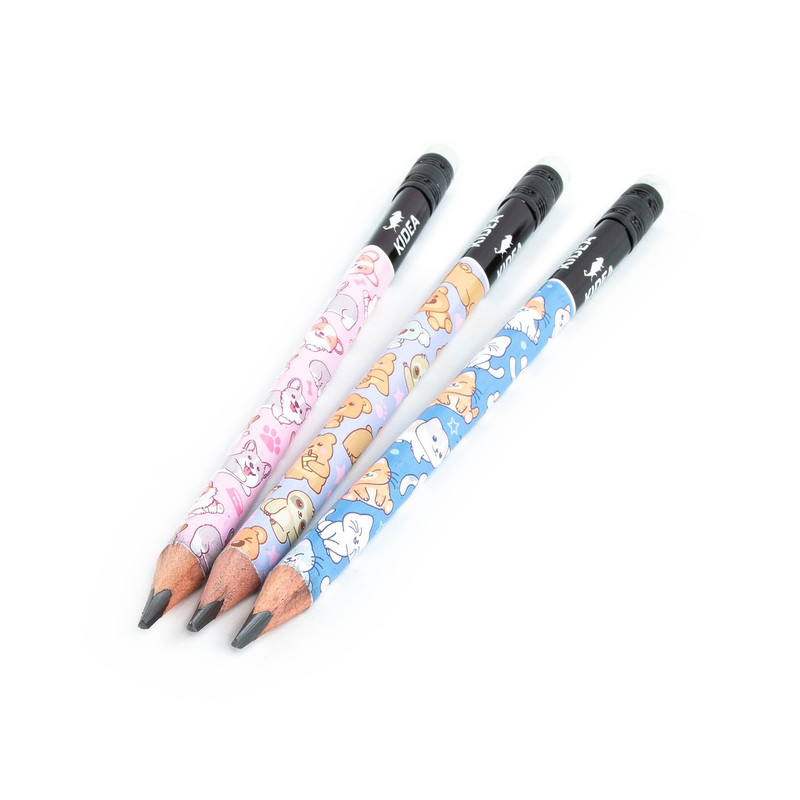 Triangular Jumbo Pencil With "kidea Girls' Mix" Print