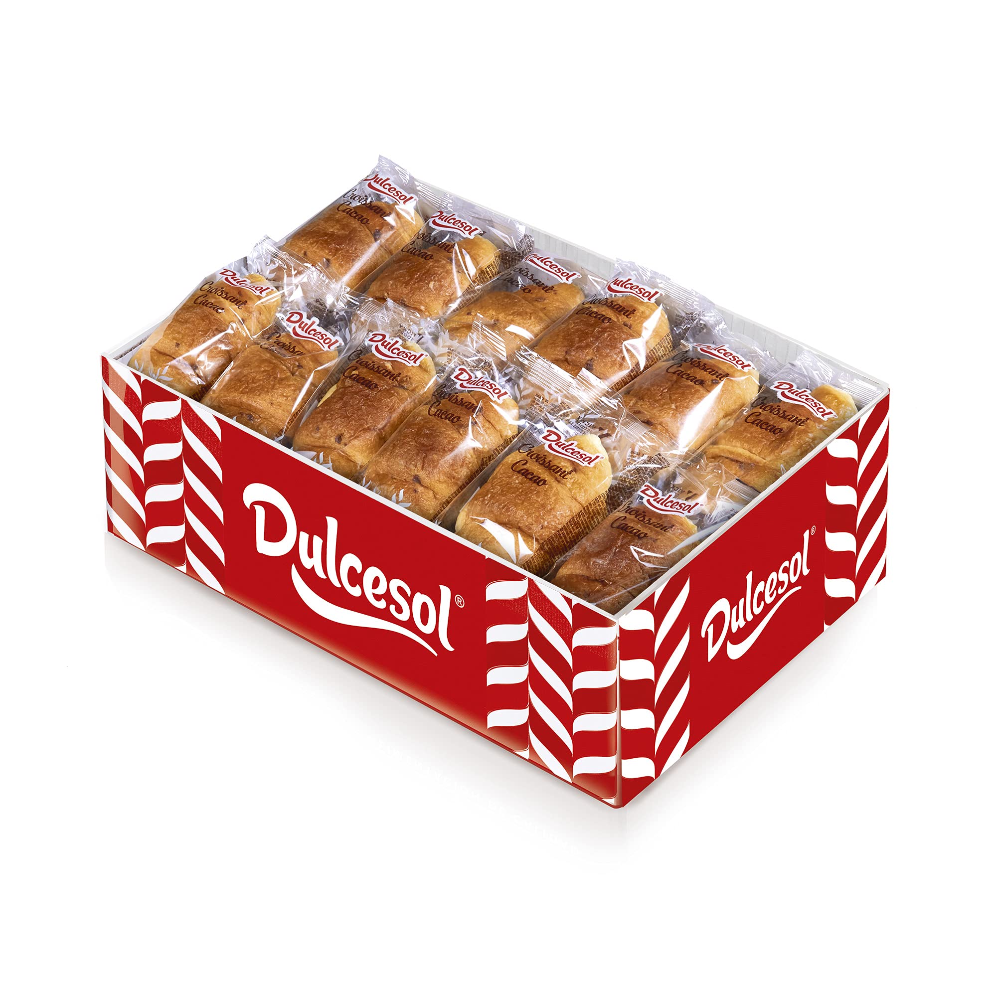 Chocolate-filled Croissant Dulcesol - Box With 35 Chocolate Croissants - 1.6 Kg.