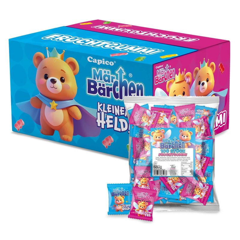 These Sweets Fairy Tale Bear Gummi Bears (8 X 680 Grams), Ideal As Throwing Material For Carnival.