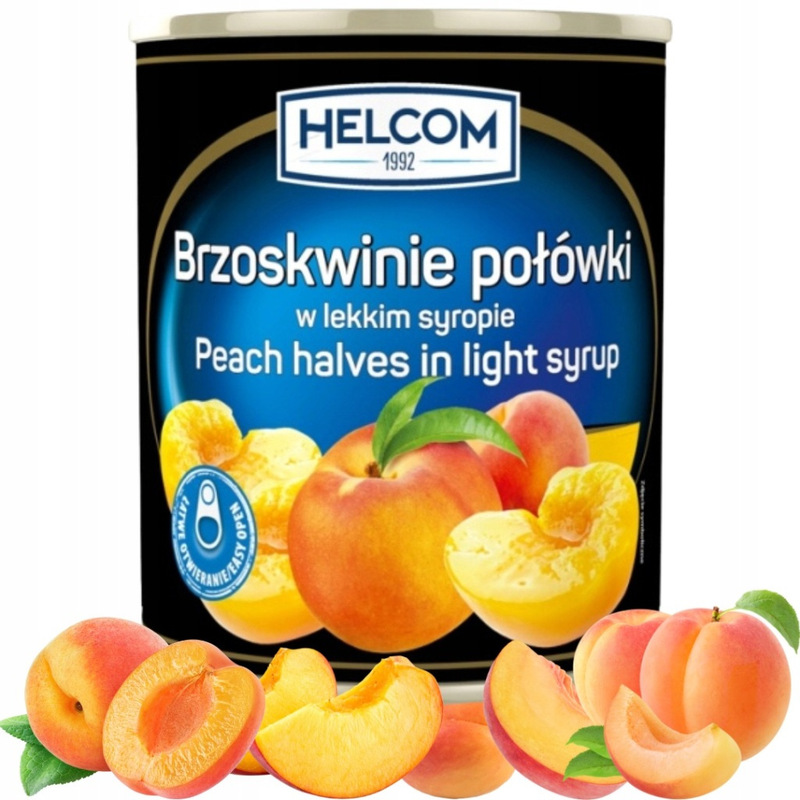 Image of Helcom Peach Halves In Light Syrup 425 Ml