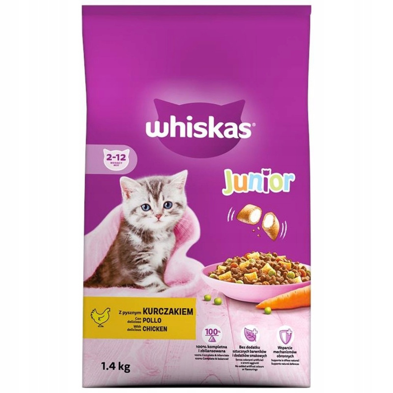 Whiskas Food Junior Chicken 1.4 Kg