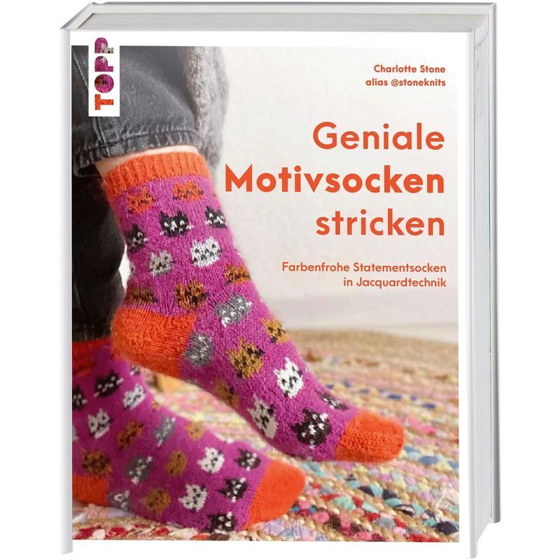 Knit Brilliant Motif Socks - Book - German