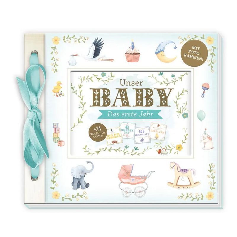 Trötsch Baby Album Our Baby The First Year - Memory Album For Entries Gift Book - Trötsch Publishing - Book - 46 Pages - German - 2023 - Trötsch Verlag Gmbh - Ean 9783965527881