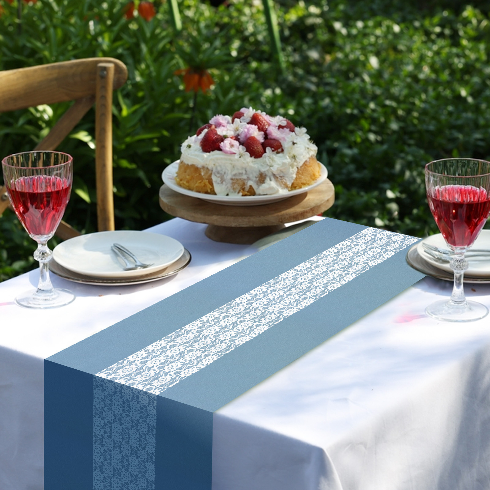 Annersat 2-piece Tablecloth Decoration Set - Perfect For Baptisms, Communions, Oktoberfest, Confirmations, Weddings, Christmas, And Birthdays