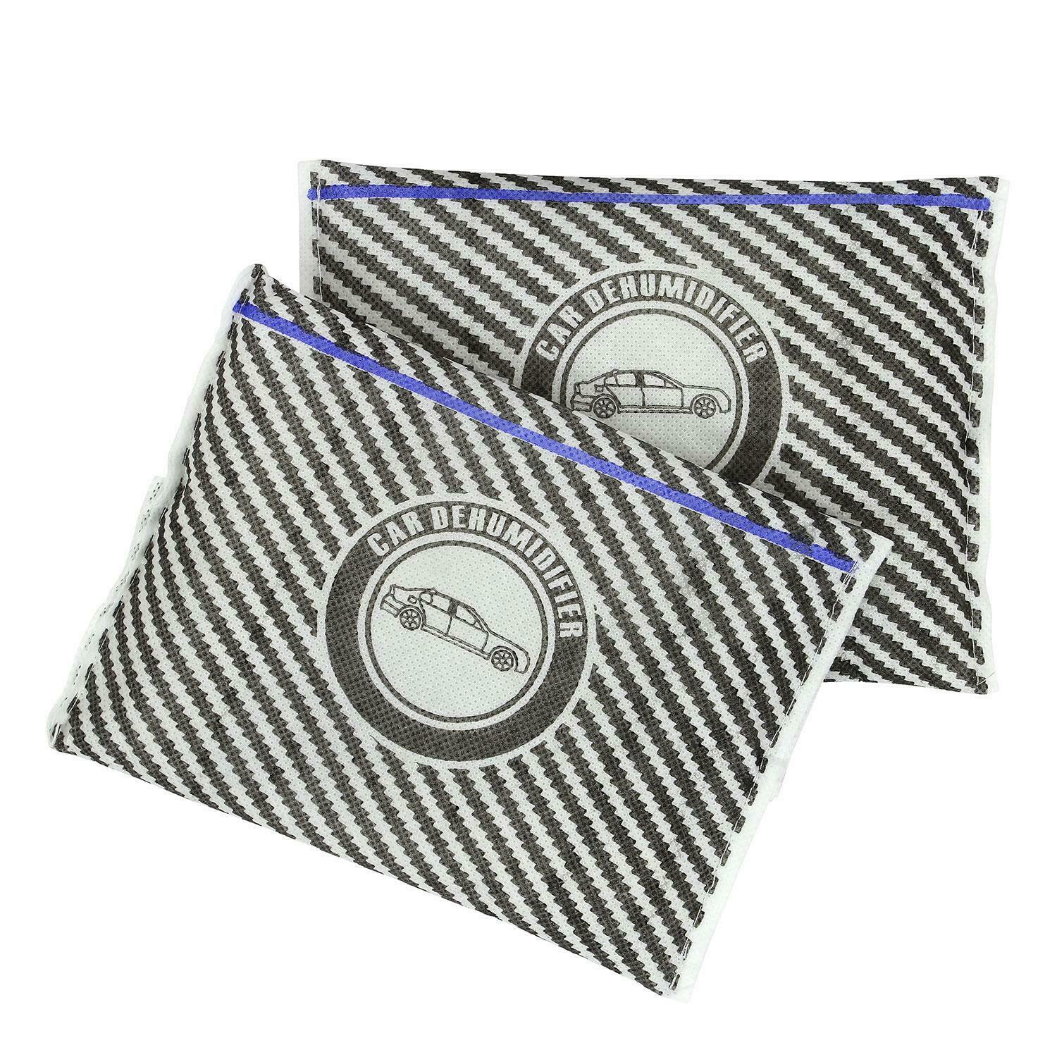 TEMU 2-pack Reusable Car Dehumidifier Bags – Compact Moisture Absorbers For Boats, Cars & Small Spaces