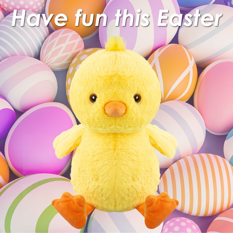 Eco Plush Easter Chick Soft Toy