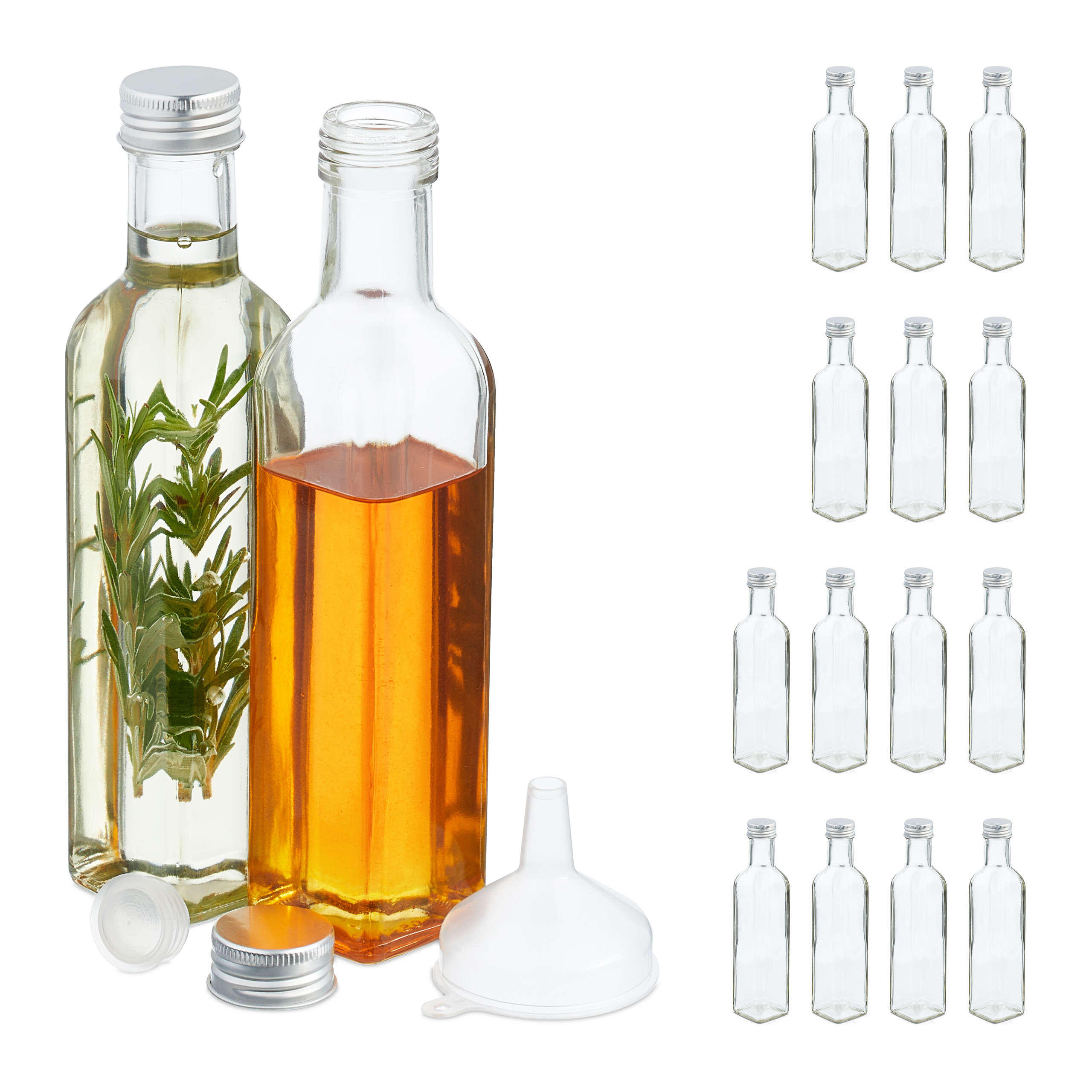 16 X Refillable Bottles - 250 Ml